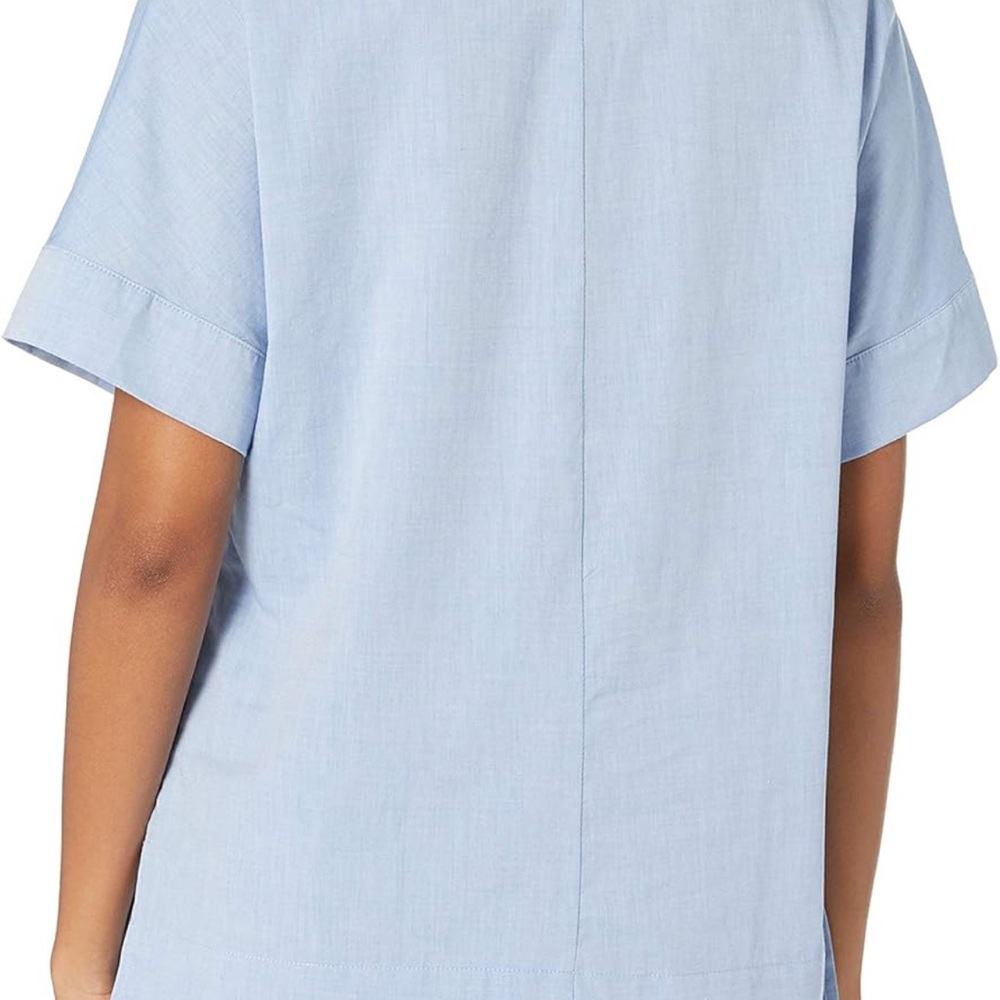BCBGeneration Women's Embroidered Top, Light Blue, Large - Picture 7 of 7